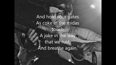 Ben Howard’s “Oats in the Water” Lyrics Meaning.